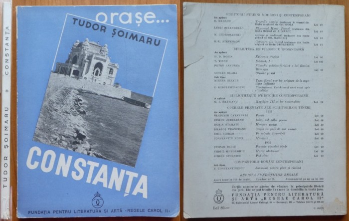 Tudor Soimaru , Constanta , 1936 , editia 1 cu 40 ilustratii