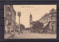 LUGOJ STRADA BISERICII CAFENEA CIRCULATA 1913 foto