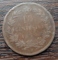 (M85) MONEDA ITALIA - 10 CENTESIMI 1866, LIT. H, VITTORIO EMANUELE II foto