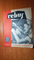 revista rebus nr. 93 din 5 mai 1961-doar un singur rebus inceput foto