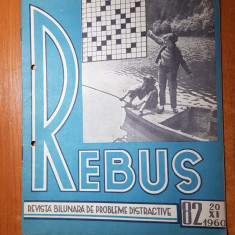 revista rebus nr. 82 din 20 noiembrie 1960-4 rebusuri completate