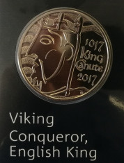 ANGLIA ( UK ) - 5 Lire 2017 - Viking Conqueror - Brilliant Uncirculated foto