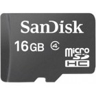 Micro SDHC Card 16GB Class 4 SanDisk foto