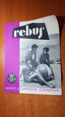 revista rebus nr. 97 din 5 iulie 1961- total necompletata foto