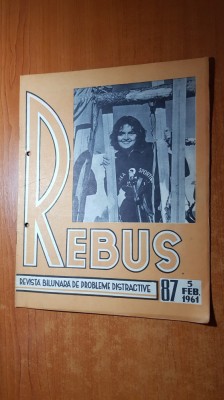 revista rebus nr. 87 din 5 februarie 1961 foto