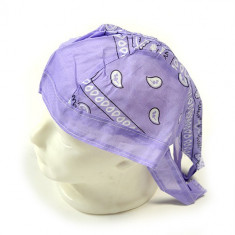 Du-rag ( bandana pt. cap ) floral violet foto