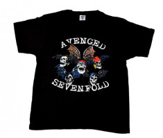 Tricou ROCK Avenged Sevenfold - cranii foto