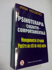 PSIHOTERAPIA COGNITIV-COMPORTAMENTALA - IRINA HOLDEVICI foto