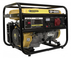 Generator curent electric gp-6500 benzina - trifazic 5500w foto