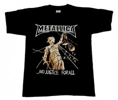 Tricou ROCK Metallica - justice for all foto