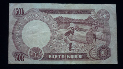 50 KOBO 1973-1978 NIGERIA foto