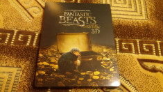 Fantastic Beasts steelbook bluray 3D cu romana foto