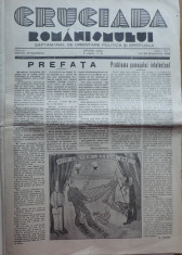 Ziarul Cruciada Romanismului , dir. Mihai Stelaru , an 1 , nr. 1 ,5 ,7 , 8 ,1934 foto