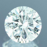 DIAMANT NATURAL ALB-certificat autenticitate0,144ct.-3,39mm-D-VVS2-pret-excelent, Briliant