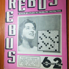 revista rebus nr. 62 din 20 ianuarie 1960