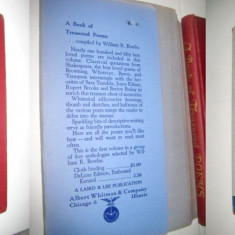 A Book of Treasured Poems-O Carte de Poezii pretioase-USA 1946.