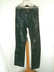 Pantaloni (barbati) piele naturala neagra ARROW 33 foto