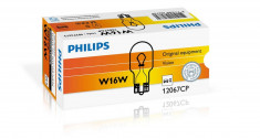 Bec frana Philips, w16w, 12v, 10 buc foto