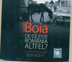 De ce este Romania altfel ? - Lucian Boia (in lectura autorului ) dublu CD foto