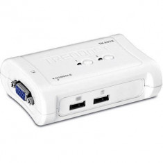 Switch KVM Trendnet TK-207K White foto