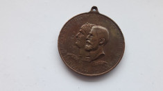 Medalie Carol 1 - Expozitia Generala 1906 Bucuresti foto