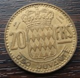 (M109) MONEDA MONACO - 20 FRANCS 1950, PRINTUL RAINIER III, Europa