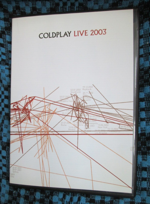 COLDPLAY - LIVE 2003 (1 DVD ORIGINAL - STARE FOARTE BUNA!)