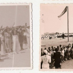 lot trei fotografii tabara de elevi Agigea iulie 1938