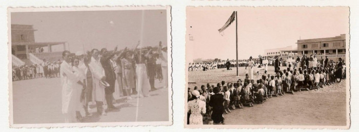 lot trei fotografii tabara de elevi Agigea iulie 1938