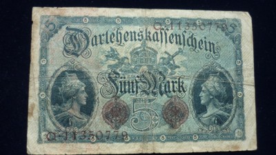 5 MARK 1914 GERMANIA foto