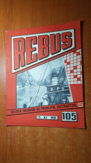 revista rebus nr. 105 din 5 noiembrie 1961- total necompletata foto