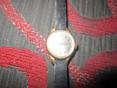ceas chaika de dama defect arata ca nou carcasa placata cu aur c19 foto