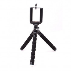 Mini trepied flexibil, reglabil 4 - 6 inch, pentru telefonul mobil foto