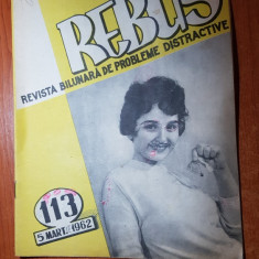 revista rebus nr. 113 din 5 martie 1962