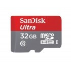 Ultra microSDHC 32GB UHS-I Class10 + Adapter SD SanDisk foto