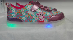 Adidasi cu led Disney, Pepa Pig foto