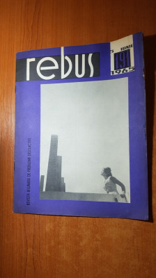 revista rebus nr. 191 din 5 iunie 1965 - total necompletata foto