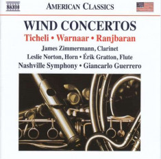 Ticheli/Warnaar/Ranjbaran - Wind Concertos ( 1 CD ) foto