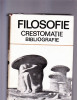 FILOZOFIE -CRESTOMATIE BIBLIOGRAFIE, 1989, Alta editura