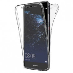 Husa protectie IMPORTGSM pentru Huawei P10 Lite, Silicon, Protectie Fata/Spate-360Grade, Ultra Slim, Transparenta foto