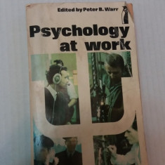 Psychology at Work - Peter B. Warr