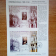 ROMANIA (CF 009) - L.P. 1861 - EUGENIU CARADA - carton filatelic