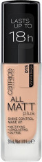 All Matt Plus - Shine Control Make Up, 15 Vanilla Beige, Catrice, 30 ml foto