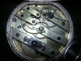 ceas antic SERRAND,carcasa si mecanism ceas de buzunar de colectie,T.GRATUIT foto