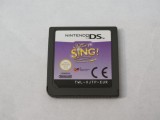 Joc Nintendo DS 3DS 2DS - Just Sing, Single player, Toate varstele