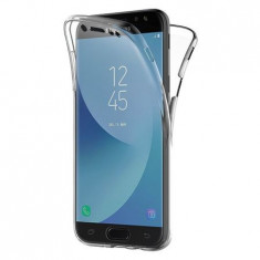 Husa protectie IMPORTGSM pentru Samsung Galaxy J7 2017 (J730), Silicon, Protectie Fata/Spate-360Grade, Ultra Slim, Transparenta foto