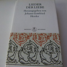 Herder - Lieder der Liebe