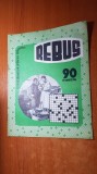 Revista rebus nr. 90 din 20 martie 1961 -doar 3 rebusuri completate cu creionul