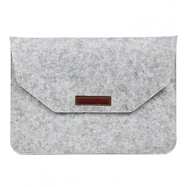 Husa plic universala pentru Macbook/tablete 13 inch, gri foto mare Husa plic universala pentru Macbook/tablete 13 inch, gri foto mare