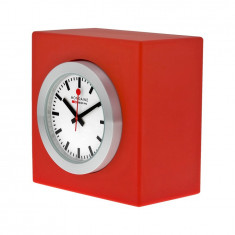 Ceas de birou &amp;amp;#8211; Mondaine Magnet Red Desk Cube Clock &amp;amp;#8211; A660.30318.84SBC foto